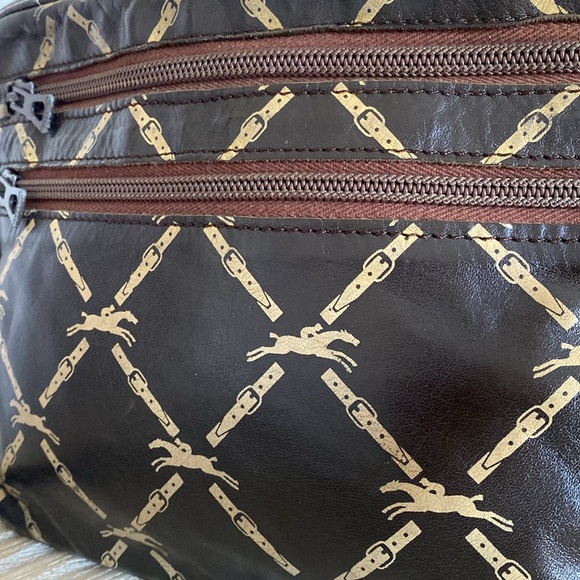 Longchamp - Vintage Lattice Pattern Shoulder Bag - Picture 5 of 11